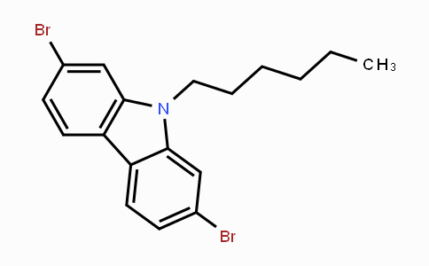 654676-12-7 | 2,7-ジブロモ-9-ヘキシルカルバゾール