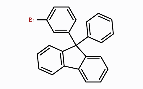 CAS No. 1257251-75-4, 9-(3-Bromophenyl)-9-phenyl-9H-fluorene
