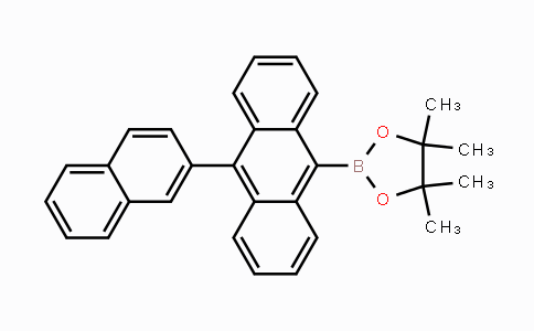 CAS No. 922518-84-1, 4,4,5,5-Tetramethyl-2-[10-(2-naphthalenyl)-9-anthracenyl]-1,3,2-dioxaborolane