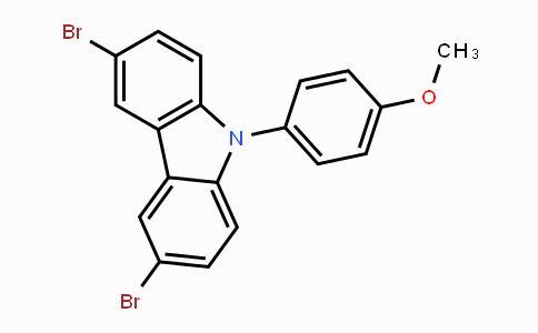 746651-52-5 | 3,6-二溴-9-(4-甲氧基苯基)-9H-咔唑