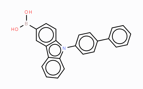CAS No. 1028648-22-7, 9-(biphenyl-4-yl)-3-boric acid-9H-carbazole
