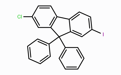 CAS No. 851119-15-8, 2-Chloro-7-iodo-9,9-diphenyl-9H-fluorene