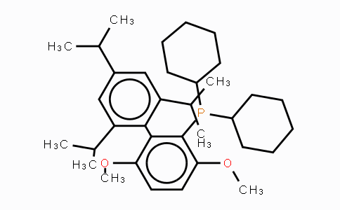 CAS No. 1070663-78-3, 2-(Dicyclohexylphosphino)-3,6-dimethoxy-2'-4' -6'-tri-i-propyl-1,1'-biphenyl