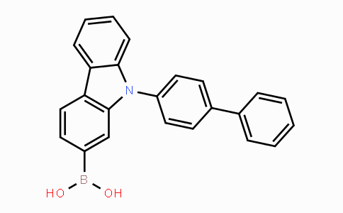 CAS No. 1686100-04-8, B-(9-[1,1'-biphenyl]-4-yl-9H-carbazol-2-yl)-Boronic acid