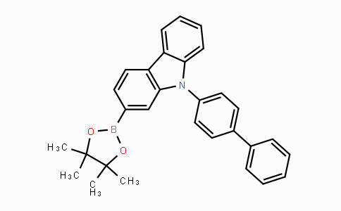 CAS No. 1427213-44-2, 9-[1,1'-biphenyl]-4-yl-2-(4,4,5,5-tetramethyl-1,3,2-dioxaborolan-2-yl)-9H-Carbazole