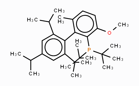 CAS No. 1262046-34-3, 2-Di-tert-butylphosphino-3-Methoxy-6-Methyl-2'-4'-6'-triisopropylbiphenyl
