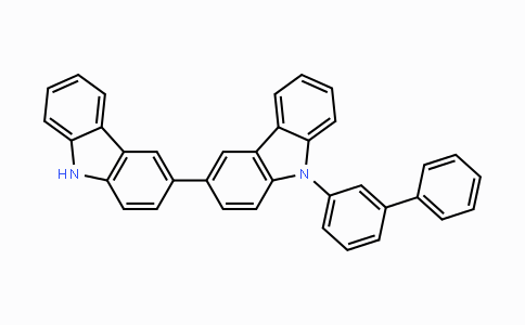 CAS No. 1800580-10-2, 9-[1,1'-Biphenyl]-3-yl-3,3'-bi-9H-carbazole