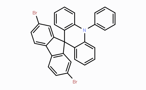 CAS No. 880800-04-4, 2',7'-dibromo-10-phenyl-spiro[acridine-9(10H),9'-[9H]fluorene]