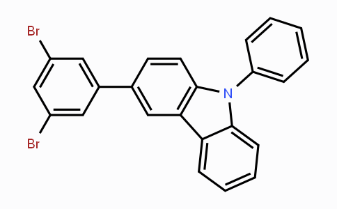 1345021-52-4 | 3-(3,5-二溴苯基)-9-苯基-9H-咔唑