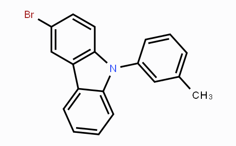 CAS No. 890653-53-9, 3-Bromo-9-(3-methylphenyl)-9H-carbazole