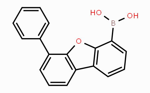 CAS No. 1010068-85-5, B-(6-phenyl-4-dibenzofuranyl)-Boronic acid