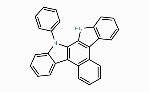 CAS No. 1613254-47-9, 13,14-Dihydro-13-phenyl-benz[c]indolo[2,3-a]carbazole