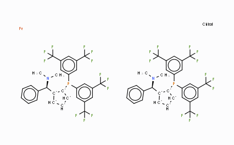 494227-36-0 | (αR,αR)-2,2′-双(α-N,N-二甲氨基苯甲基)-(S,S)-1,1′-双(二(双-(3,5-三氟甲基)-苯基膦)二茂铁