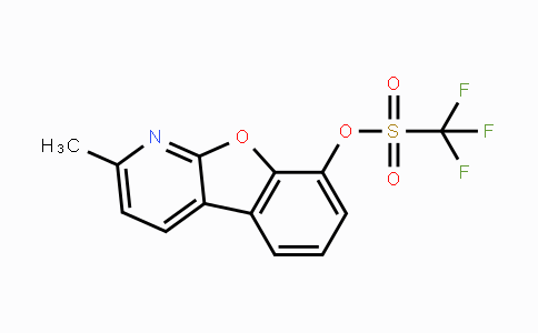 CAS No. 1609373-98-9, 2-methylbenzofuro[2,3-b]pyridin-8-yl trifluoromethanesulfonate