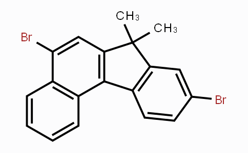 CAS No. 1056884-35-5, 5,9-Dibromo-7,7-dimethyl-7H-benzo[c]fluorene