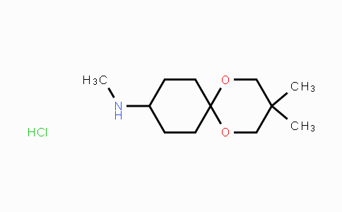 DY440479 | 158747-10-5 | N,3,3-trimethyl-1,5-dioxaspiro[5.5]undecan-9-amine hydrochloride