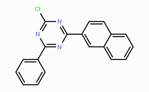 CAS No. 1342819-12-8, 2-chloro-4-(naphthyl-2-yl)-6-phenyl-1,3,5-triazine