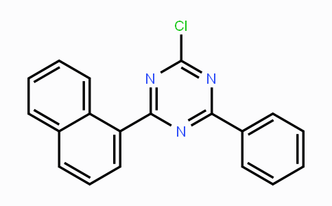 CAS No. 1472062-95-5, 2-Chloro-4-naphthalen-1-yl-6-phenyl-[1,3,5]triazine