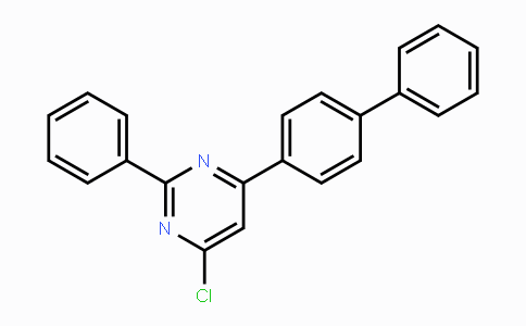 CAS No. 1689538-58-6, 4-(biphenyl-4-yl)-6-chloro-2-phenylpyrimidine