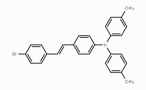 101186-77-0 | Benzenamine, 4-[2-(4-bromophenyl)ethenyl]-N,N-bis(4-methylphenyl)-