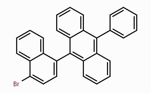 CAS No. 1062556-32-4, 9-(4-bromo-1-naphthalenyl)-10-phenyl- Anthracene