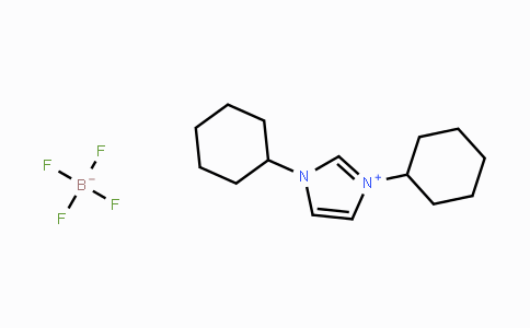 CAS No. 286014-38-8, 1,3-dicyclohexyl-1H-imidazol-3-ium tetrafluoroborate