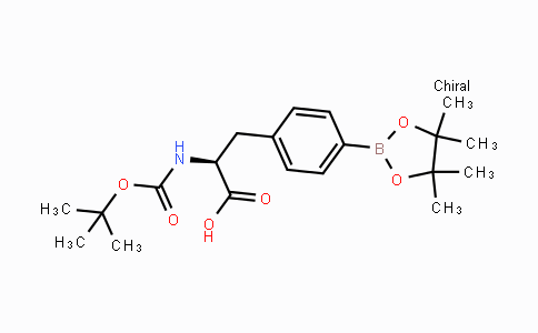 CAS No. 216439-76-8, (S)-2-(tert-butoxycarbonylamino)-3-(4-(4,4,5,5-tetramethyl-1,3,2-dioxaborolan-2-yl)phenyl)propanoic acid
