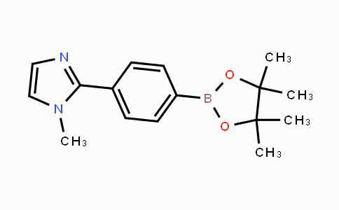 CAS No. 1394374-23-2, 1-methyl-2-(4-(4,4,5,5-tetramethyl-1,3,2-dioxaborolan-2-yl)phenyl)-1H-imidazole