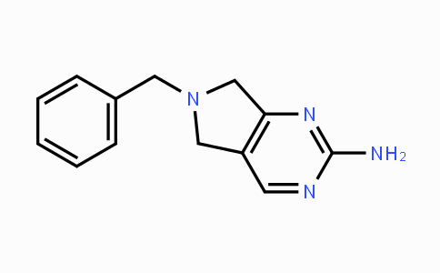 CAS No. 1256353-14-6, 6-benzyl-6,7-dihydro-5H-pyrrolo[3,4-d]pyrimidin-2-amine