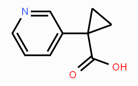 CAS No. 610791-39-4, 1-(pyridin-3-yl)cyclopropanecarboxylic acid