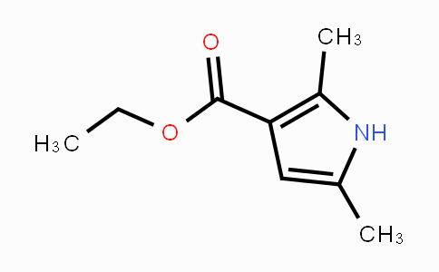 CAS No. 2199-52-2, ethyl 2,5-dimethyl-1H-pyrrole-3-carboxylate