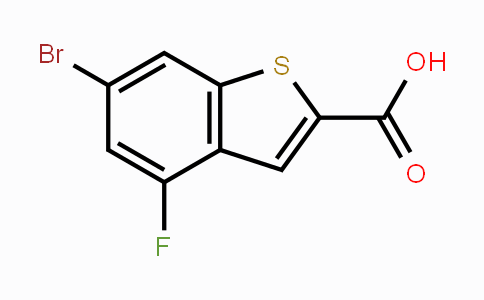 CAS No. 826995-57-7, 6-bromo-4-fluorobenzo[b]thiophene-2-carboxylic acid