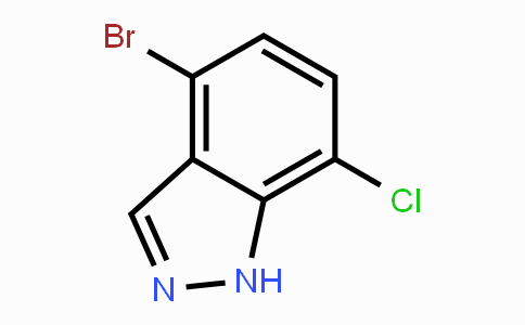 CAS No. 1186334-61-1, 4-bromo-7-chloro-1H-indazole