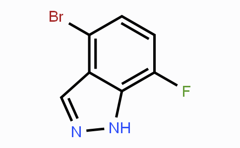 CAS No. 1186334-63-3, 4-bromo-7-fluoro-1H-indazole