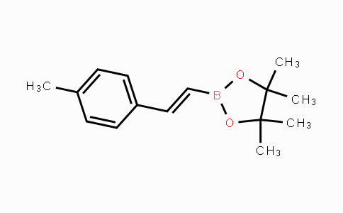 CAS No. 149777-84-4, (E)-4,4,5,5-tetramethyl-2-(4-methylstyryl)-1,3,2-dioxaborolane