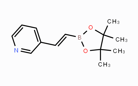 CAS No. 736987-64-7, (E)-3-(2-(4,4,5,5-tetramethyl-1,3,2-dioxaborolan-2-yl)vinyl)pyridine