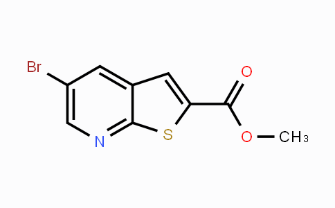 CAS No. 1250443-94-7, methyl 5-bromothieno[2,3-b]pyridine-2-carboxylate