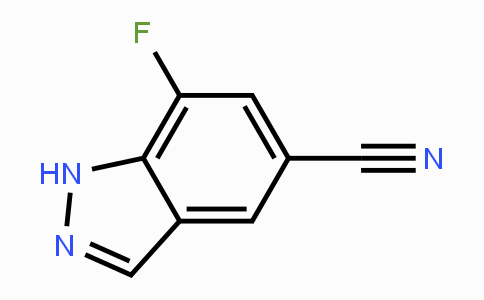CAS No. 633327-24-9, 7-fluoro-1H-indazole-5-carbonitrile