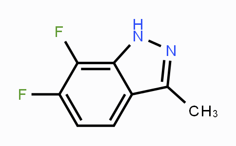 CAS No. 1017682-83-5, 6,7-difluoro-3-methyl-1H-indazole