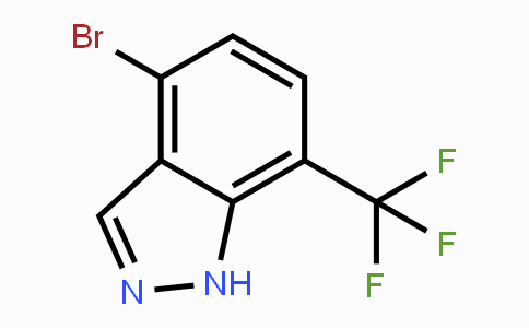 CAS No. 1186334-79-1, 4-bromo-7-(trifluoromethyl)-1H-indazole