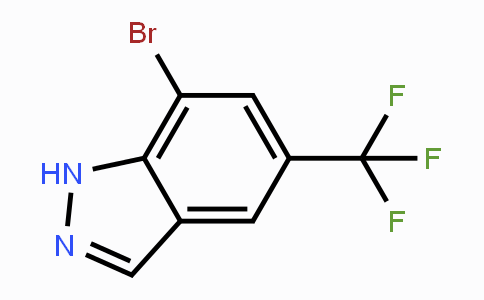 CAS No. 1100212-66-5, 7-bromo-5-(trifluoromethyl)-1H-indazole