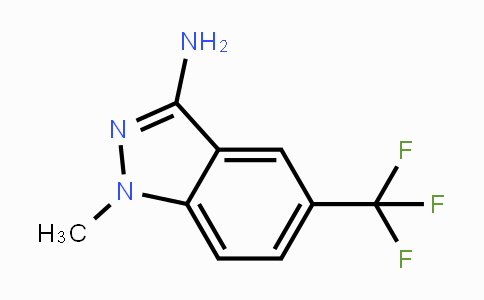 CAS No. 5685-69-8, 1-methyl-5-(trifluoromethyl)-1H-indazol-3-amine