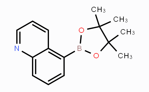 CAS No. 1021868-08-5, 5-(4,4,5,5-tetramethyl-1,3,2-dioxaborolan-2-yl)quinoline