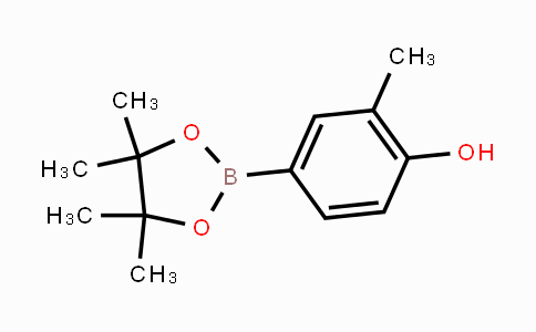 CAS No. 627906-52-9, 2-methyl-4-(4,4,5,5-tetramethyl-1,3,2-dioxaborolan-2-yl)phenol