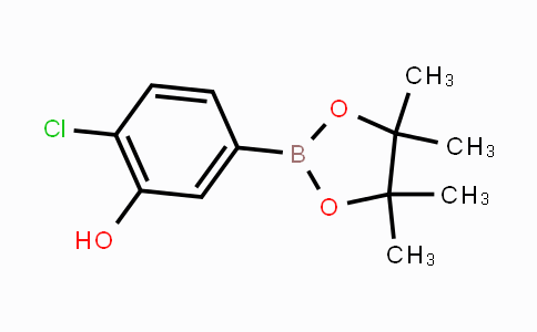 CAS No. 1443151-85-6, 2-chloro-5-(4,4,5,5-tetramethyl-1,3,2-dioxaborolan-2-yl)phenol