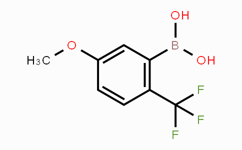 CAS No. 1437787-72-8, 5-methoxy-2-(trifluoromethyl)phenylboronic acid