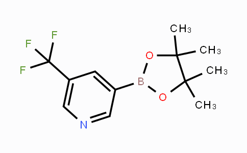 CAS No. 1084953-47-8, 3-(4,4,5,5-tetramethyl-1,3,2-dioxaborolan-2-yl)-5-(trifluoromethyl)pyridine