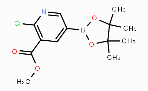 CAS No. 1622216-98-1, methyl 2-chloro-5-(4,4,5,5-tetramethyl-1,3,2-dioxaborolan-2-yl)nicotinate