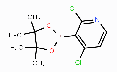 CAS No. 1257651-49-2, 2,4-dichloro-3-(4,4,5,5-tetramethyl-1,3,2-dioxaborolan-2-yl)pyridine