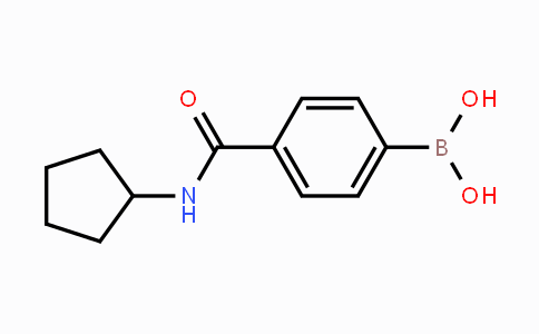 CAS No. 850568-15-9, 4-(cyclopentylcarbamoyl)phenylboronic acid
